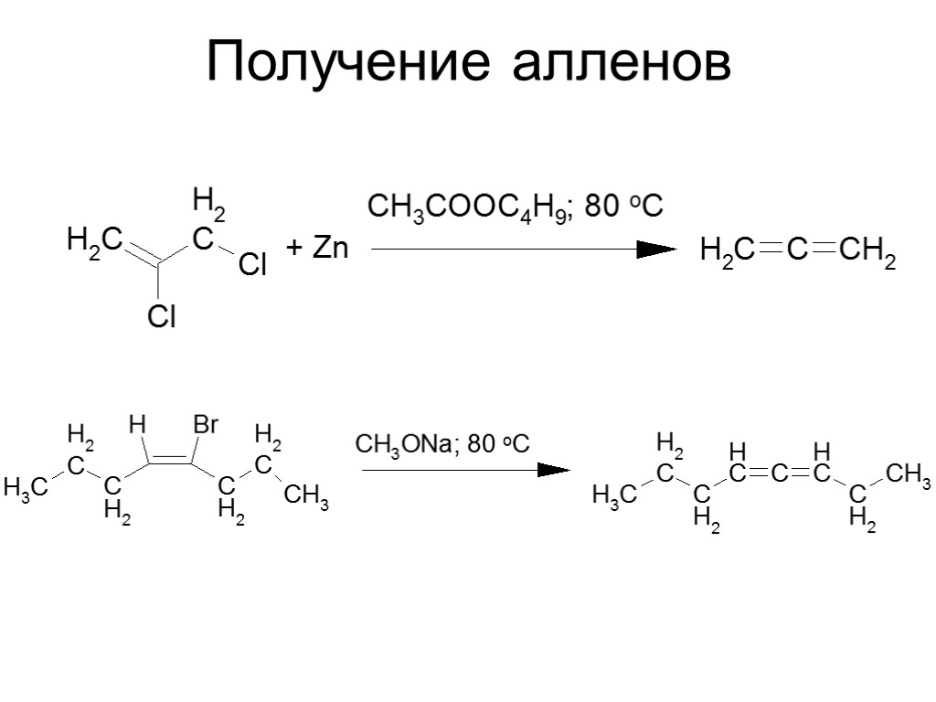 Получение алленов